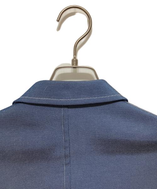 COMME des GARCONS HOMME PLUS（コムデギャルソンオムプリュス）COMME des GARCONS HOMME PLUS (コムデギャルソンオムプリュス) テーラードジャケット ブルー サイズ:Mの古着・服飾アイテム