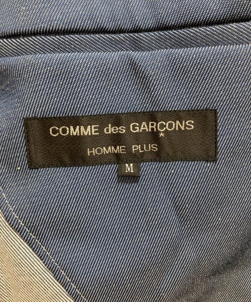 COMME des GARCONS HOMME PLUS（コムデギャルソンオムプリュス）COMME des GARCONS HOMME PLUS (コムデギャルソンオムプリュス) テーラードジャケット ブルー サイズ:Mの古着・服飾アイテム