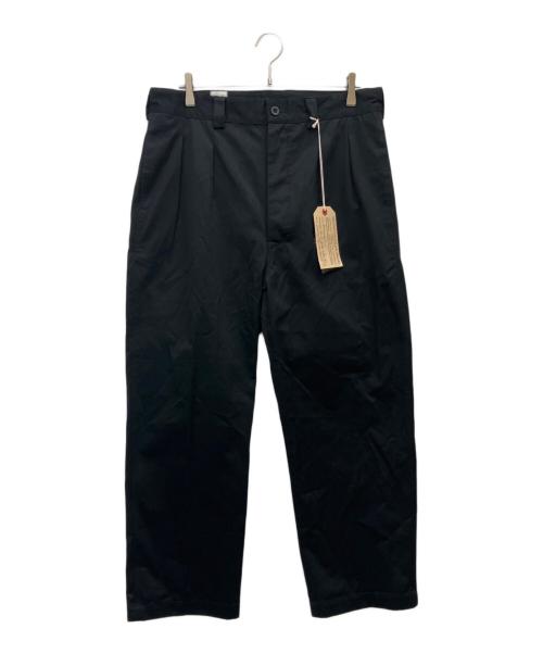 waiper（ワイパー）waiper (ワイパー) フランス軍ツータックWESTPOINTチノトラウザー ブラック サイズ:SIZE25の古着・服飾アイテム