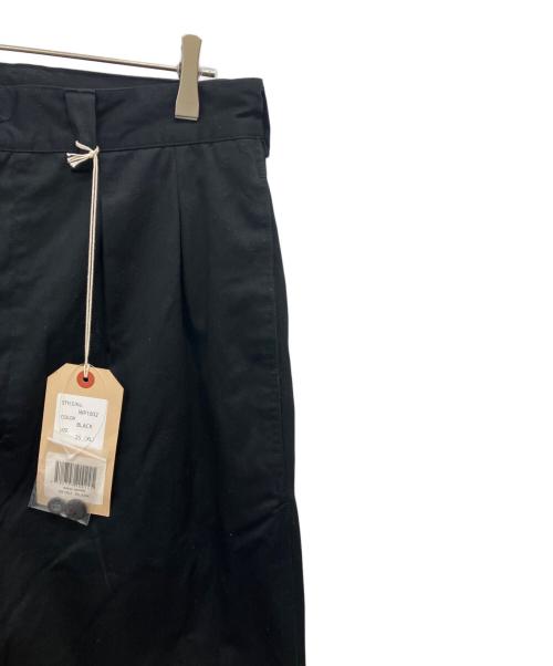 waiper（ワイパー）waiper (ワイパー) フランス軍ツータックWESTPOINTチノトラウザー ブラック サイズ:SIZE25の古着・服飾アイテム