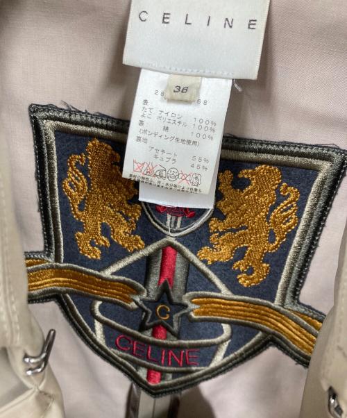 CELINE（セリーヌ）CELINE (セリーヌ) トレンチコート カーキ サイズ:36の古着・服飾アイテム