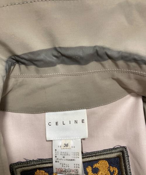 CELINE（セリーヌ）CELINE (セリーヌ) トレンチコート カーキ サイズ:36の古着・服飾アイテム