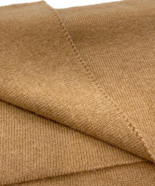 JOHNSTONS OF ELGIN（ジョンストンズオブエルガン）JOHNSTONS OF ELGIN (ジョンストンズオブエルガン) カシミヤショートマフラー ベージュの古着・服飾アイテム