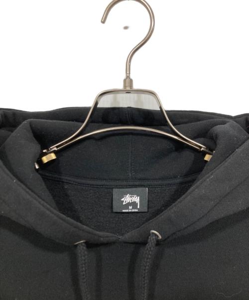stussy（ステューシー）stussy (ステューシー) プルオーバーパーカー ブラック サイズ:Mの古着・服飾アイテム