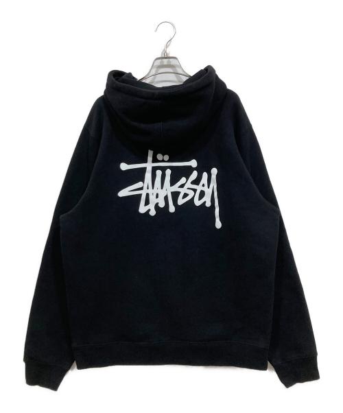 stussy（ステューシー）stussy (ステューシー) プルオーバーパーカー ブラック サイズ:Mの古着・服飾アイテム