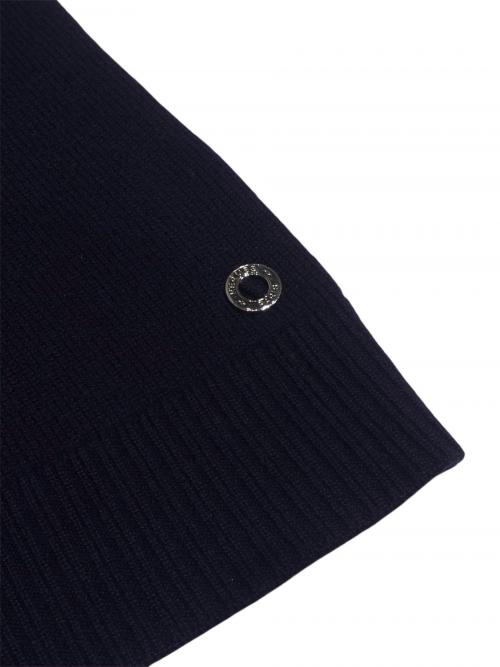 HERMES（エルメス）HERMES (エルメス) Vネックカシミヤニットワンピース ネイビー サイズ:38の古着・服飾アイテム