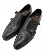 SHETLAND FOXシェットランドフォックス）の古着「モンクストラップシューズ」｜ブラック