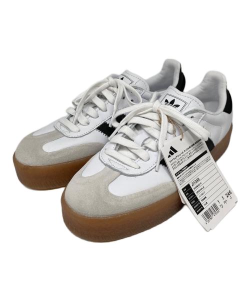 adidas（アディダス）adidas (アディダス) サンバ/ローカットスニーカー ホワイト サイズ:24.5cmの古着・服飾アイテム