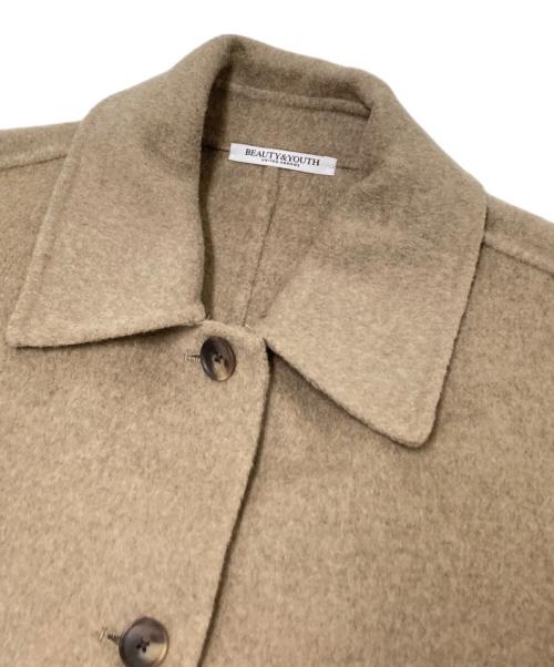 BEAUTY&YOUTH（ビューティーアンドユース）BEAUTY&YOUTH (ビューティーアンドユース) リバーショートコート ベージュ サイズ:Mの古着・服飾アイテム
