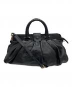 CHRISTIAN VILLAクリスチャンヴィラ）の古着「ラビオリトートバッグ」｜ブラック