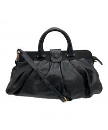 CHRISTIAN VILLA（クリスチャンヴィラ）の古着「ラビオリトートバッグ」｜ブラック