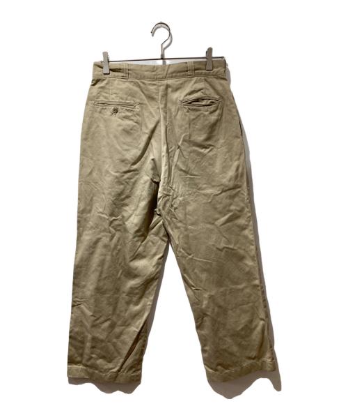 US ARMY（ユーエスアーミー）US ARMY (ユーエスアーミー) 60’Sチノトラウザーズ ベージュ サイズ:32の古着・服飾アイテム
