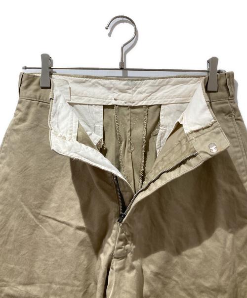 US ARMY（ユーエスアーミー）US ARMY (ユーエスアーミー) 60’Sチノトラウザーズ ベージュ サイズ:32の古着・服飾アイテム
