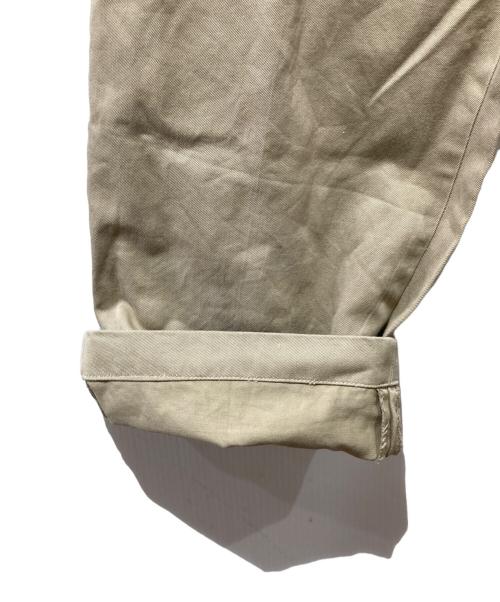 US ARMY（ユーエスアーミー）US ARMY (ユーエスアーミー) 60’Sチノトラウザーズ ベージュ サイズ:32の古着・服飾アイテム