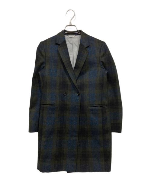 BROOKLYN TAILORS（ブルックリン テイラーズ）BROOKLYN TAILORS (ブルックリン テイラーズ) Ron Herman (ロンハーマン) ウールチェスターコート グリーンの古着・服飾アイテム