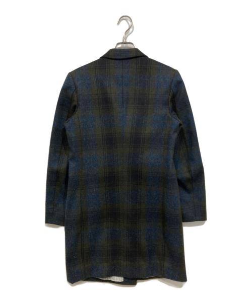 BROOKLYN TAILORS（ブルックリン テイラーズ）BROOKLYN TAILORS (ブルックリン テイラーズ) Ron Herman (ロンハーマン) ウールチェスターコート グリーンの古着・服飾アイテム