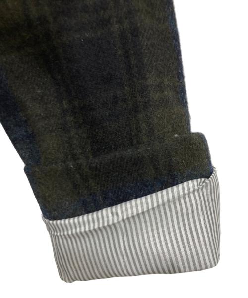 BROOKLYN TAILORS（ブルックリン テイラーズ）BROOKLYN TAILORS (ブルックリン テイラーズ) Ron Herman (ロンハーマン) ウールチェスターコート グリーンの古着・服飾アイテム