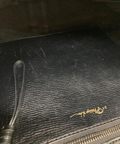 3.1 phillip lim（スリーワンフィリップリム）3.1 phillip lim (スリーワンフィリップリム) サッチェル2WAYバッグ ブラックの古着・服飾アイテム