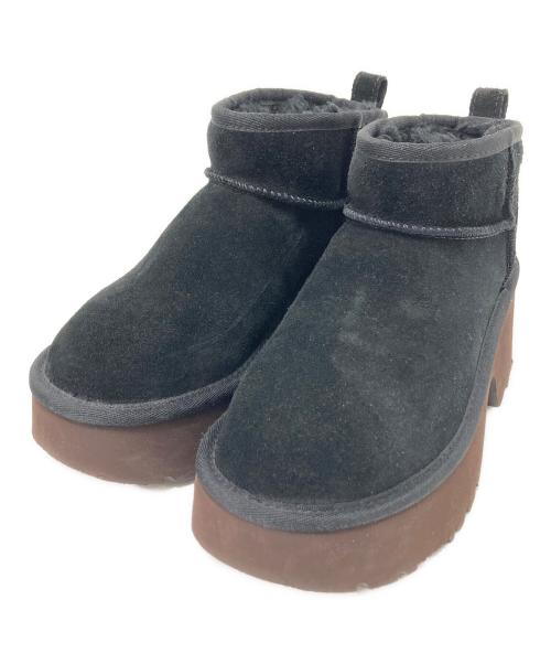 UGG（アグ）UGG (アグ) Classic Ultra Mini New Heights ブラック サイズ:23.0㎝の古着・服飾アイテム