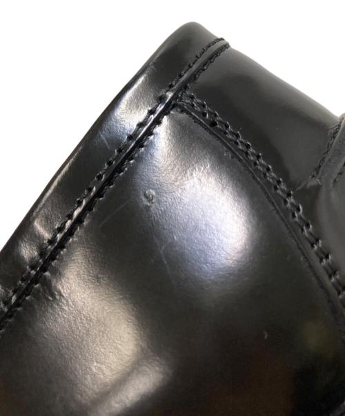 sergio rossi（セルジオロッシ）sergio rossi (セルジオロッシ) ロゴバックルビットローファー ブラック サイズ:36の古着・服飾アイテム