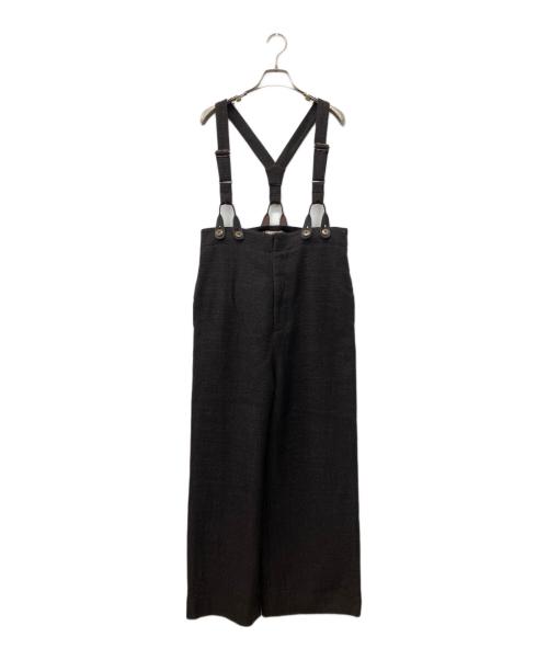 Uhr（ウーア）Uhr (ウーア) Glitter Tweed Over Pants グレー サイズ:36の古着・服飾アイテム