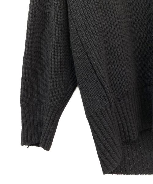 sacai（サカイ）sacai (サカイ) high neck zip knit ブラック サイズ:1の古着・服飾アイテム
