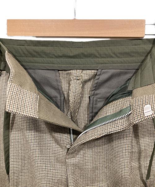 sacai（サカイ）sacai (サカイ) ウールスラックス ベージュ サイズ:1の古着・服飾アイテム