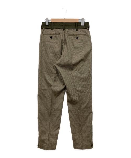 sacai（サカイ）sacai (サカイ) ウールスラックス ベージュ サイズ:1の古着・服飾アイテム