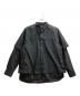 sacai（サカイ）の古着「Cotton Weather Layered Shirt」｜ブラック
