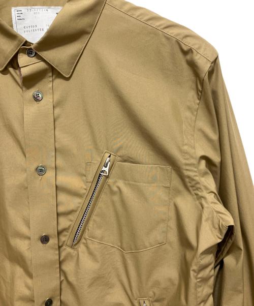sacai（サカイ）sacai (サカイ) Cotton Weather Shirt ベージュ サイズ:１の古着・服飾アイテム