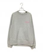 HELMUT LANGヘルムートラング）の古着「ロゴ刺繍クルーネックスウェット」｜グレー