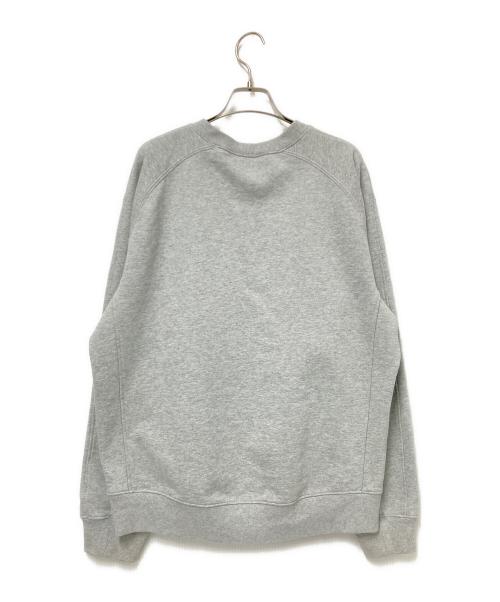 HELMUT LANG（ヘルムートラング）HELMUT LANG (ヘルムートラング) ロゴ刺繍クルーネックスウェット グレー サイズ:Sの古着・服飾アイテム