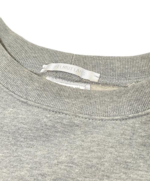 HELMUT LANG（ヘルムートラング）HELMUT LANG (ヘルムートラング) ロゴ刺繍クルーネックスウェット グレー サイズ:Sの古着・服飾アイテム