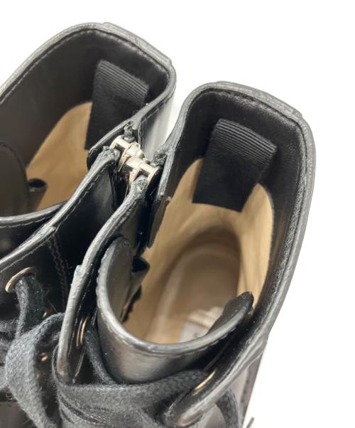 JIMMY CHOO（ジミーチュウ）JIMMY CHOO (ジミーチュウ) CORA FLAT  サイドジップブーツ ブラック サイズ:36の古着・服飾アイテム