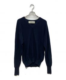 THE SHINZONE（ザ シンゾーン）の古着「HIGH TWISTED COTTON KNIT PULLOVER　2025年モデル」｜ネイビー