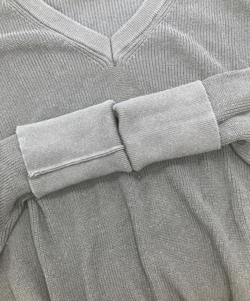 THE SHINZONE（ザ シンゾーン）THE SHINZONE (ザ シンゾーン) HIGH TWISTED COTTON KNIT PULLOVER　2025年モデル ネイビー サイズ:FOの古着・服飾アイテム