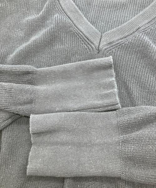 THE SHINZONE（ザ シンゾーン）THE SHINZONE (ザ シンゾーン) HIGH TWISTED COTTON KNIT PULLOVER　2025年モデル ネイビー サイズ:FOの古着・服飾アイテム