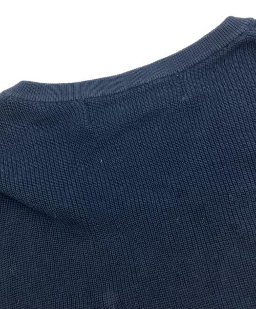 THE SHINZONE（ザ シンゾーン）THE SHINZONE (ザ シンゾーン) HIGH TWISTED COTTON KNIT PULLOVER　2025年モデル ネイビー サイズ:FOの古着・服飾アイテム