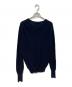 THE SHINZONE (ザ シンゾーン) HIGH TWISTED COTTON KNIT PULLOVER　2025年モデル ネイビー サイズ:FO：6000円