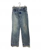 CLANEクラネ）の古着「CRASH DENIM PANTS　2025年モデル　19111-7212」｜インディゴ