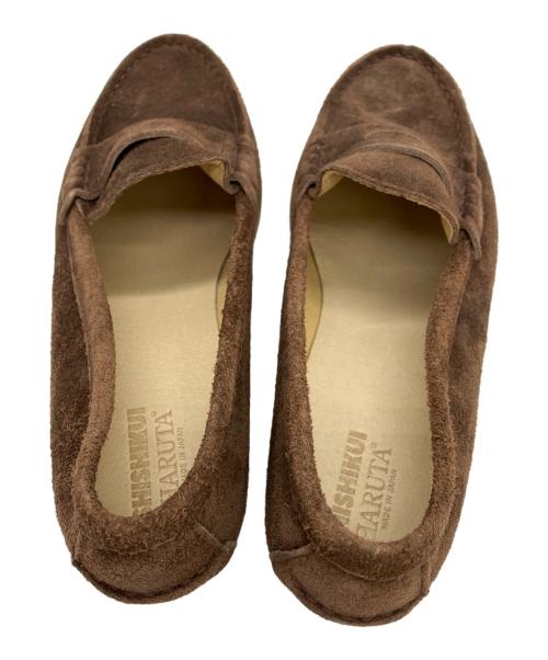 SHISHIKUI（シシクイ）SHISHIKUI (シシクイ) HARUTA (ハルタ) ロ-ファ- ブラウン サイズ:SIZE 26の古着・服飾アイテム