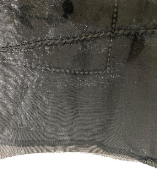 tricot COMME des GARCONS（トリココムデギャルソン）tricot COMME des GARCONS (トリココムデギャルソン) 花刺繍シアースカート ブラック サイズ:FREEの古着・服飾アイテム