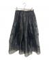 tricot COMME des GARCONS (トリココムデギャルソン) 花刺繍シアースカート ブラック サイズ:FREE：9000円