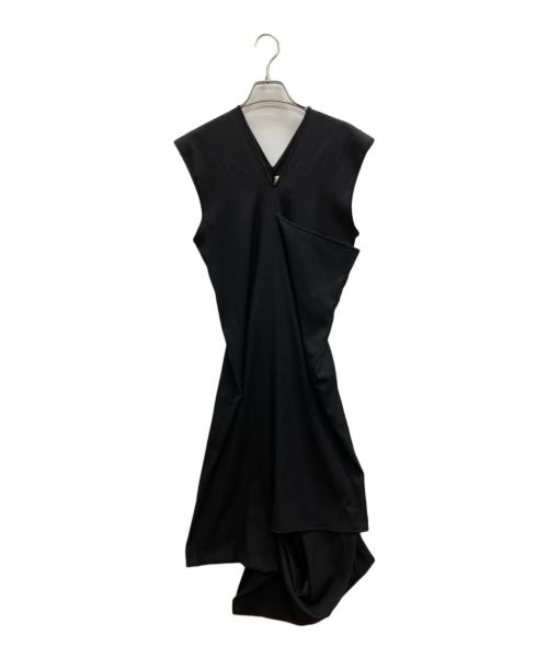 COMME des GARCONS（コムデギャルソン）COMME des GARCONS (コムデギャルソン) 変形ノースリーブワンピース ブラック サイズ:Mの古着・服飾アイテム
