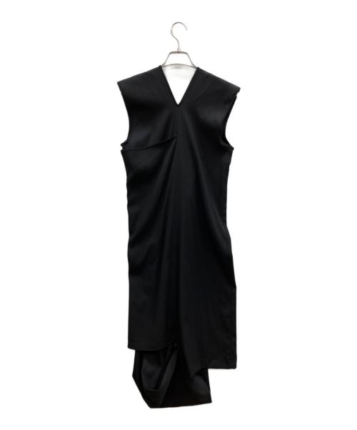 COMME des GARCONS（コムデギャルソン）COMME des GARCONS (コムデギャルソン) 変形ノースリーブワンピース ブラック サイズ:Mの古着・服飾アイテム