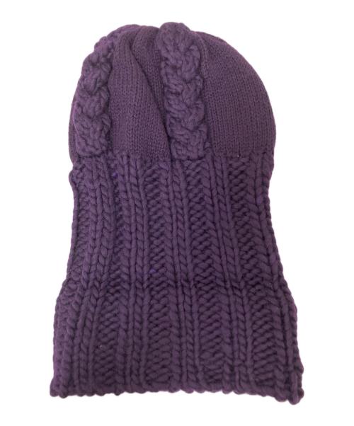Y'S bis LIMI（ワイズビスリミ）Y'S bis LIMI (ワイズビスリミ) ニット帽 パープルの古着・服飾アイテム