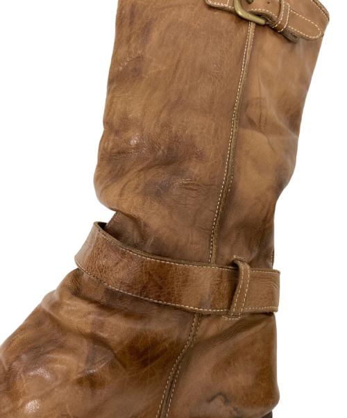 MIHARA YASUHIRO（ミハラヤスヒロ）MIHARA YASUHIRO (ミハラヤスヒロ) レザーブーツ ブラウン サイズ:24.0㎝の古着・服飾アイテム