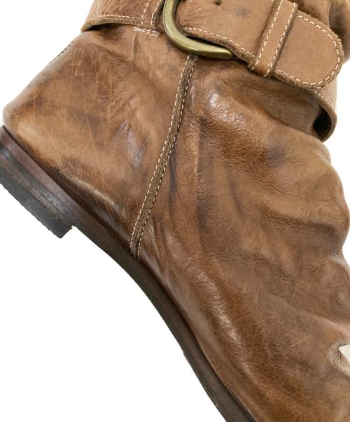 MIHARA YASUHIRO（ミハラヤスヒロ）MIHARA YASUHIRO (ミハラヤスヒロ) レザーブーツ ブラウン サイズ:24.0㎝の古着・服飾アイテム