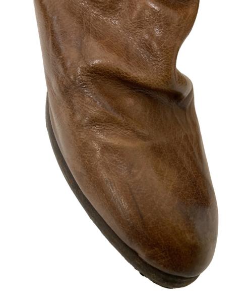 MIHARA YASUHIRO（ミハラヤスヒロ）MIHARA YASUHIRO (ミハラヤスヒロ) レザーブーツ ブラウン サイズ:24.0㎝の古着・服飾アイテム