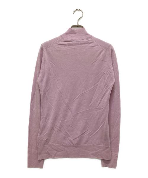 JOHN SMEDLEY（ジョンスメドレー）JOHN SMEDLEY (ジョンスメドレー) ヴァージンウール100％ハイネックニット ピンク サイズ:Sの古着・服飾アイテム